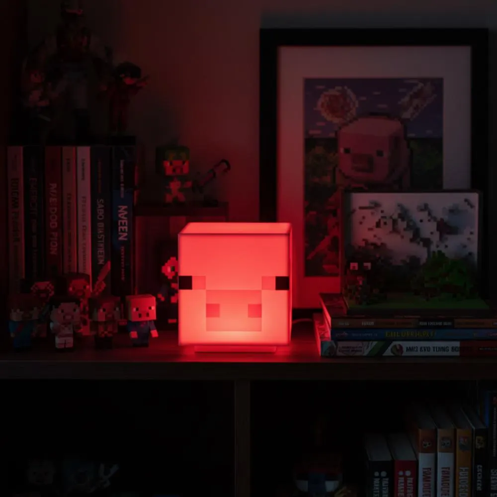 Pixel Pig Night Light – Cute Pixel-Style USB LED Bedside Lamp