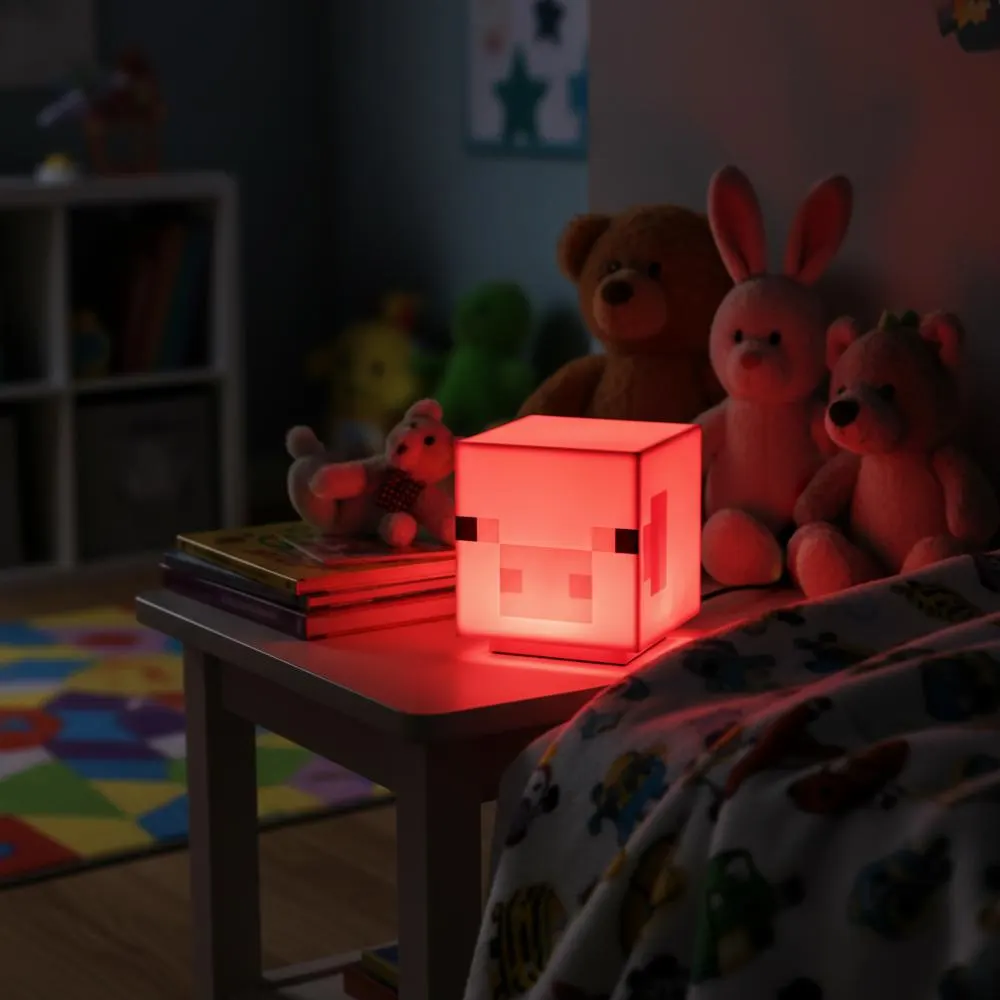 Pixel Pig Night Light – Cute Pixel-Style USB LED Bedside Lamp